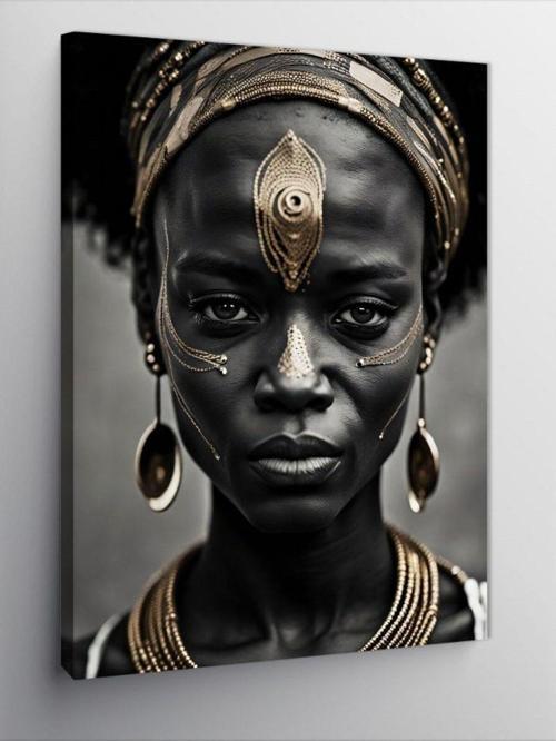 Kanvas Tablo Afrikalı Kadın