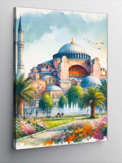 Kanvas Tablo Cami Manzarası