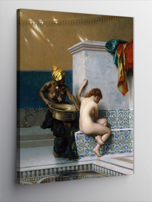 Kanvas Tablo Jean Leon Gerome Mağribi Banyosu