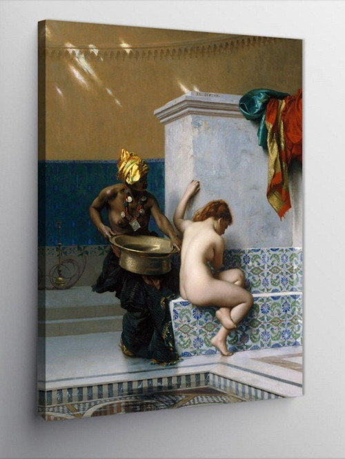 Kanvas Tablo Jean Leon Gerome Mağribi Banyosu