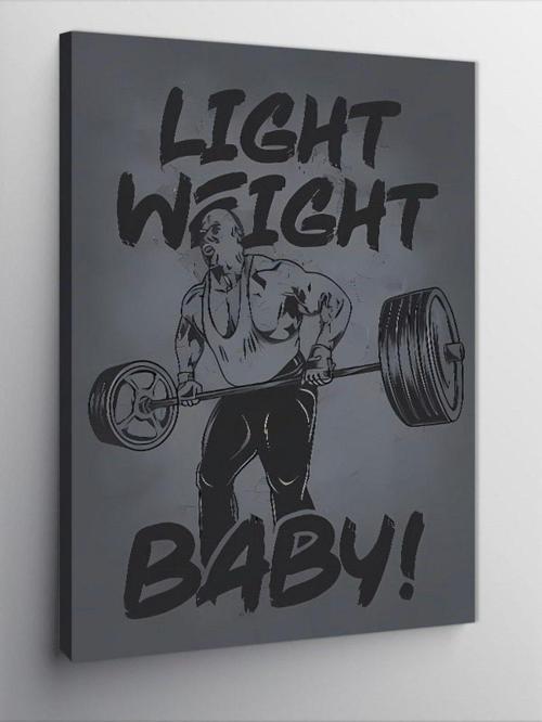Kanvas Tablo Gym Temalı Motivasyon