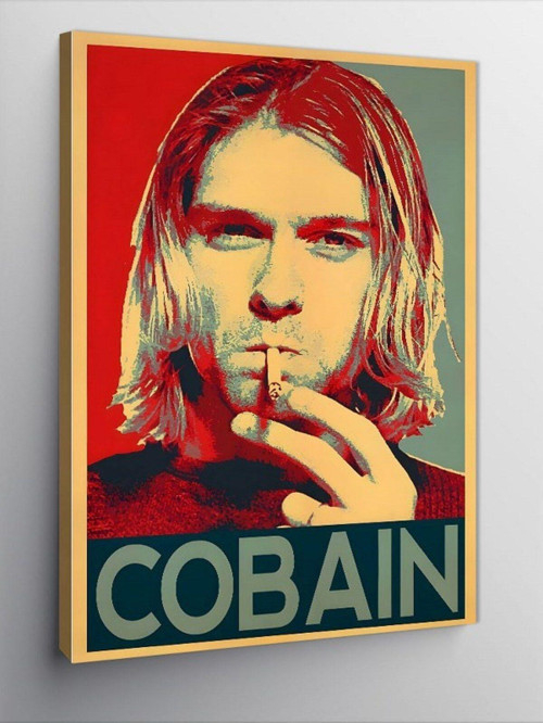 Kanvas Tablo Kurt Cobain