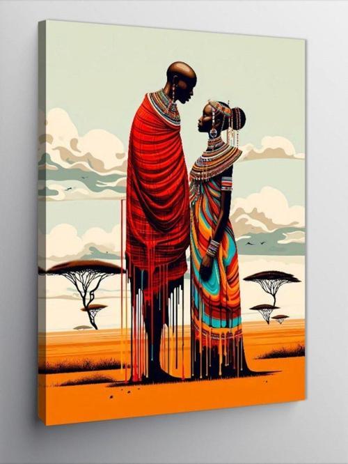 Kanvas Tablo Afrikalı İnsanlar
