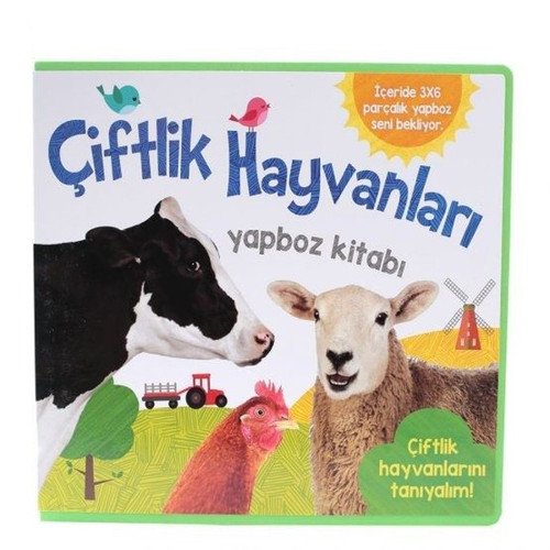 Çiftlik Hayvanları Yapboz Kitabı
