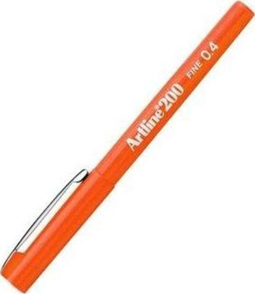 200 0.4 mm Turuncu Fineliner Kalem