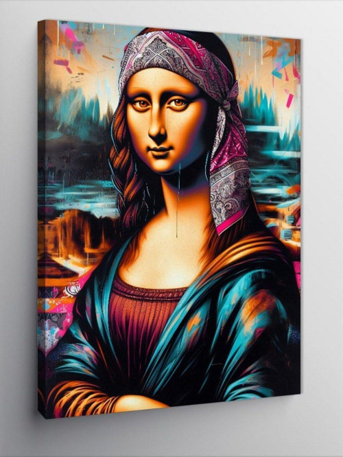 Kanvas Tablo Mona Lisa Fan Art
