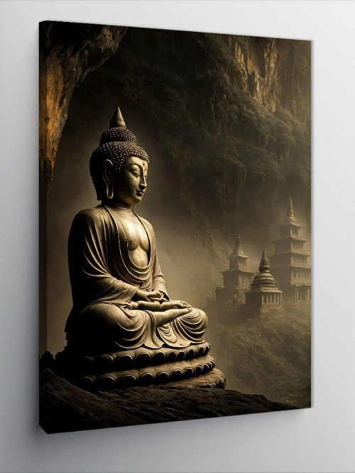 Kanvas Tablo Buda Heykeli