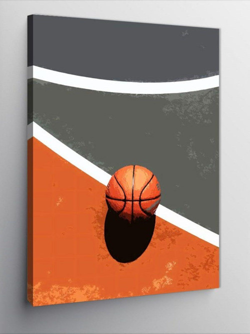Kanvas Tablo Basketbol Topu