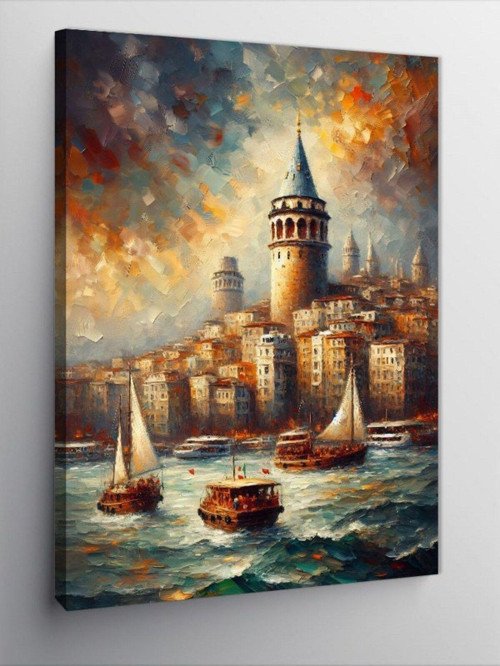Kanvas Tablo Galata Kulesi