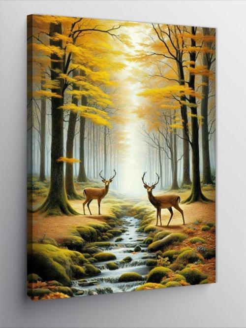 Kanvas Tablo Orman Yolu