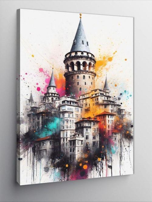 Kanvas Tablo Galata Kulesi