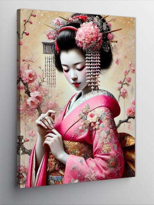 Kanvas Tablo Japon Güzeli