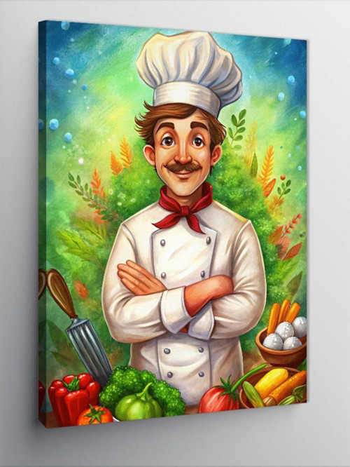 Kanvas Tablo Şefin Lezzeti