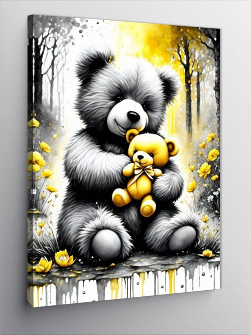 Kanvas Tablo Panda Sevgisi