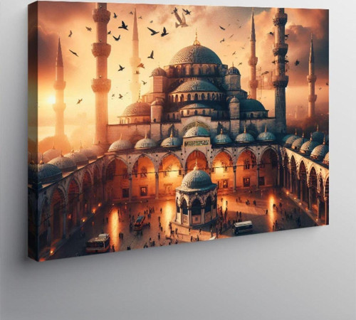 Kanvas Tablo Cami Manzarası