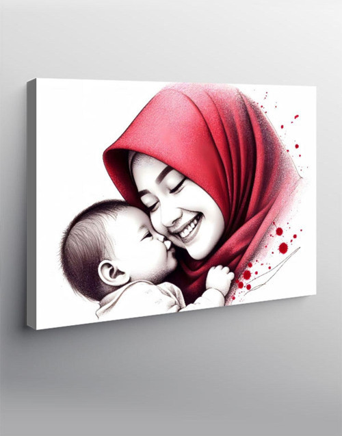 Kanvas Tablo Anne Ve Çocuğu