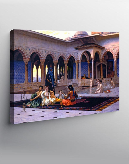 Kanvas Tablo Havuzda Ki Cariyeler