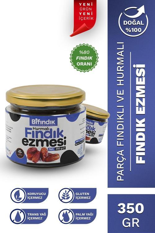 Hurmalı Kahvaltılık Sürülebilir Doğal Fındık Ezmesi 350 G