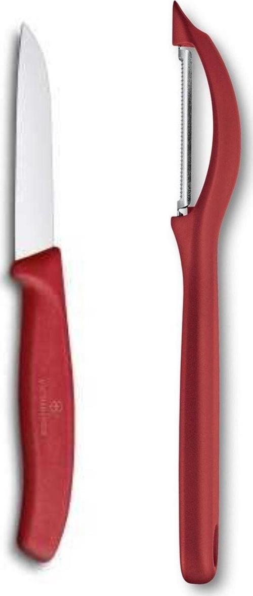 Kırmızı Soyacak Ve Soyma Bıçak 6075