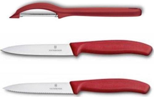 Soyacak Ve Soyma Bıçak Seti 10 Cm Red