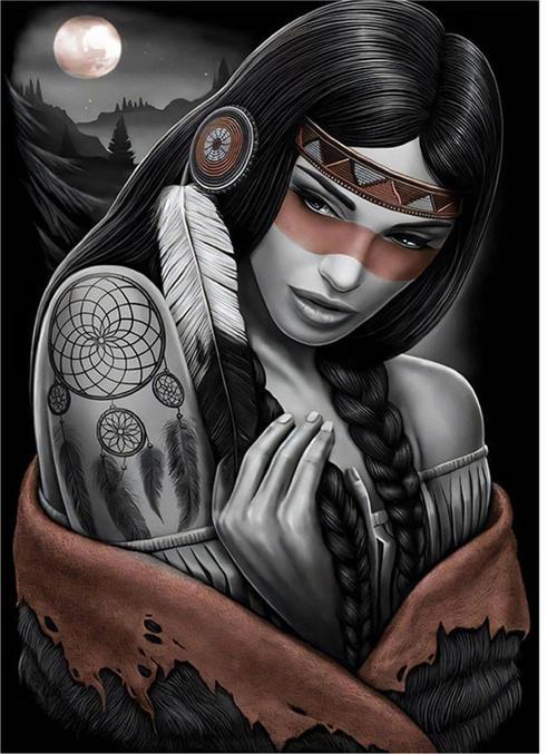 Kızıldereli Pacohontas Art Mdf Tablo 25 cm x 35 cm