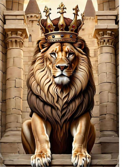 Kral Aslan Mdf Tablo 25 cm x 35 cm