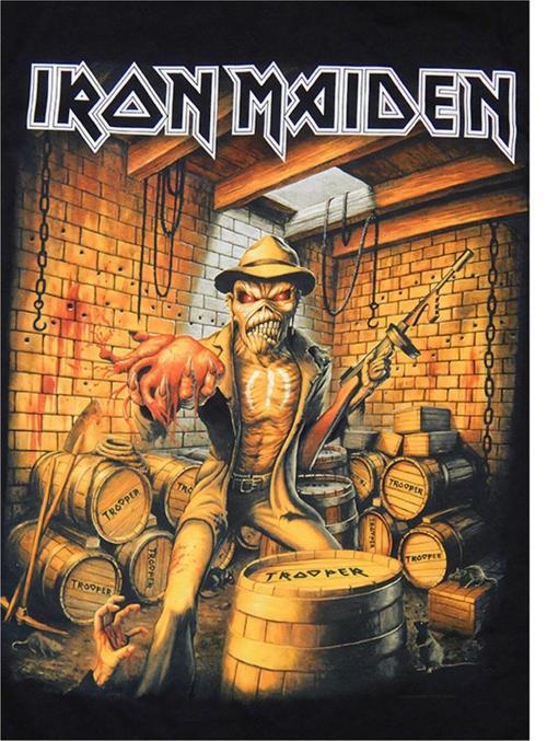 Iron Maiden Müzik Grubu Desenli Mdf Tablo 25 cm x 35 cm