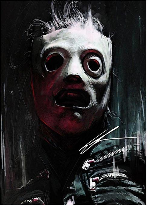 Slipknot  Model Mdf tablo 25 cm x 35 cm