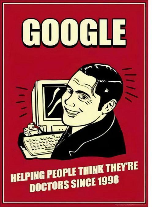 96'Da Kurulan Doktor Google Mdf Tablo 25 cm x 35 cm