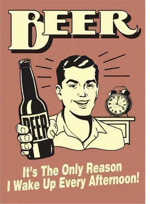 Uyanmak İçin Sebep Bira Hediyelik Mdf Tablo 25 cm x 35 cm