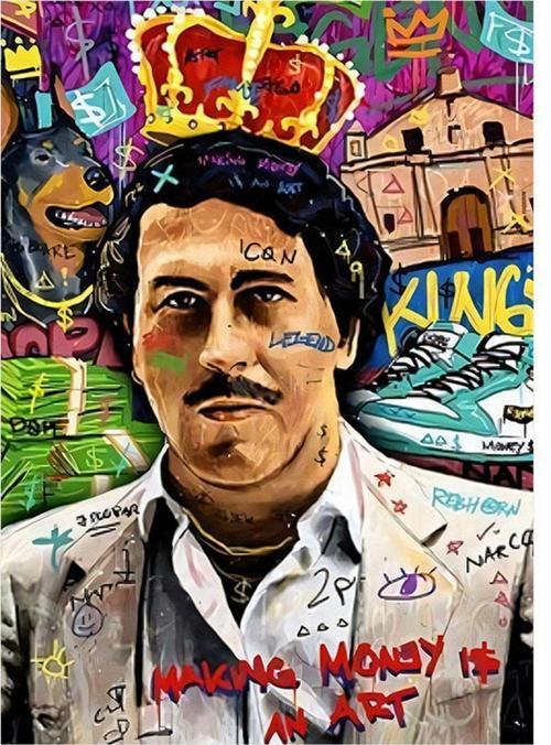 Cartel Pablo Mdf poster 50 cm x 70 cm