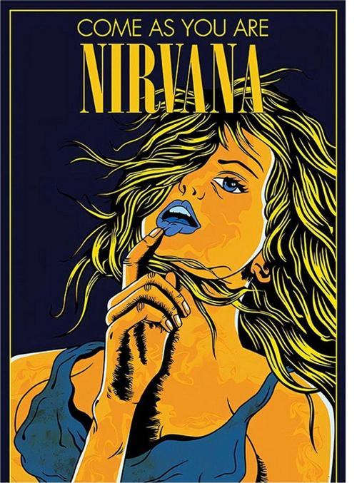Nirvana Olduğun Gibi Gel Dekoratif Mdf Tablo 35 cm x 50 cm