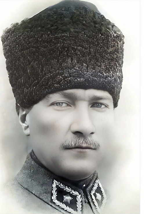 Mustafa Kemal Atatürk Art Mdf Tablo 35 cm x 50 cm