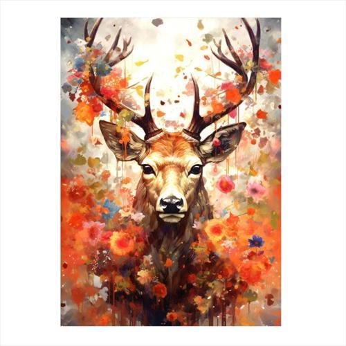 Geyik Mdf Tablo 50 cm x 70 cm