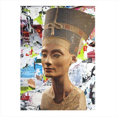 Mısır Kraliçesi Nefertiti Art Mdf Tablo 50 cm x 70 cm