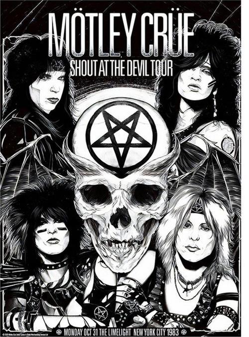 Mötley Crüe Müzik Grubu Dekoratif Mdf Tablo 35 cm x 50 cm