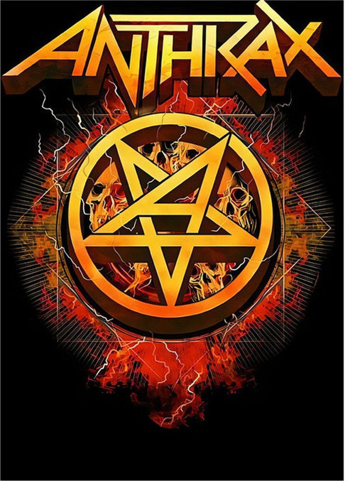 Anthrax Müzik Grubu Modern Mdf Tablo 50 cm x 70 cm