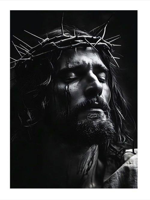 Hz İsa Jesus Christ Dekoratif Mdf Tablo 50 cm x 70 cm
