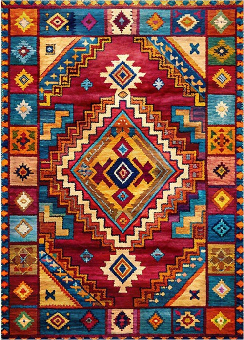 Halı Desenli Hediyelik Mdf Tablo 35 cm x 50 cm