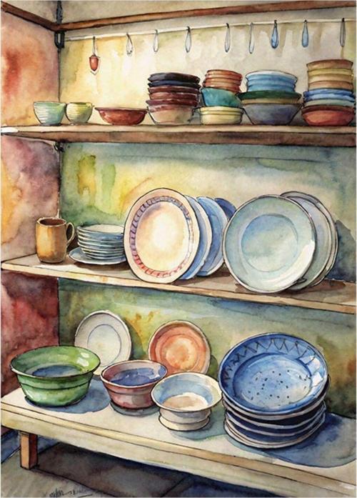 Köy Evi Mutfağı Mdf Tablo 35 cm x 50 cm