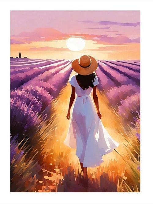 Tarladaki Kadın Tasarım Mdf Tablo 35 cm x 50 cm