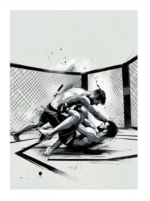 Ufc Dövüşçüleri Hediyelik Mdf Tablo 25 cm x 35 cm