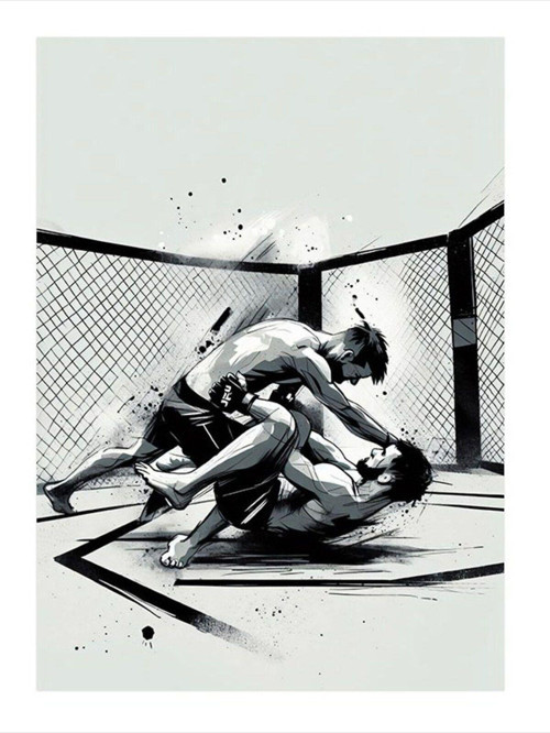 Ufc Dövüşçüleri Hediyelik Mdf Tablo 50 cm x 70 cm