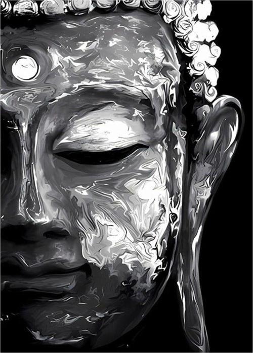 Buda Heykeli Art Mdf Tablo 35 cm x 50 cm