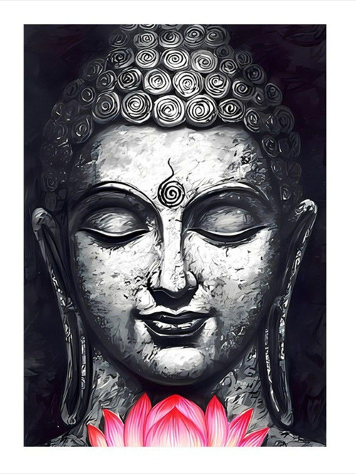 Buda Heykeli Mdf Tablo 50 cm x 70 cm