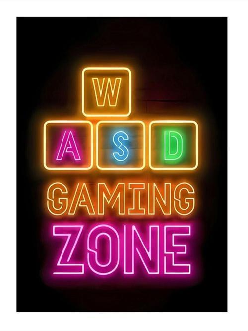 Gamer Temalı Art Mdf Tablo 35 cm x 50 cm