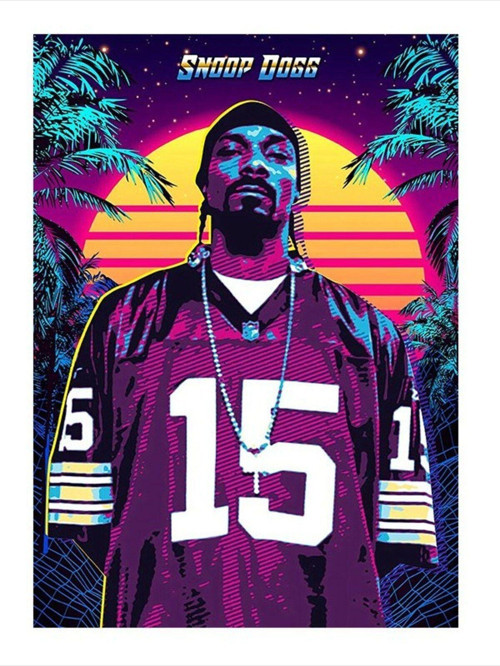Snoop Dogg Modern Mdf Tablo 25 cm x 35 cm