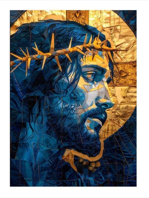 Hz İsanın Çilesi Art Mdf Tablo 50 cm x 70 cm