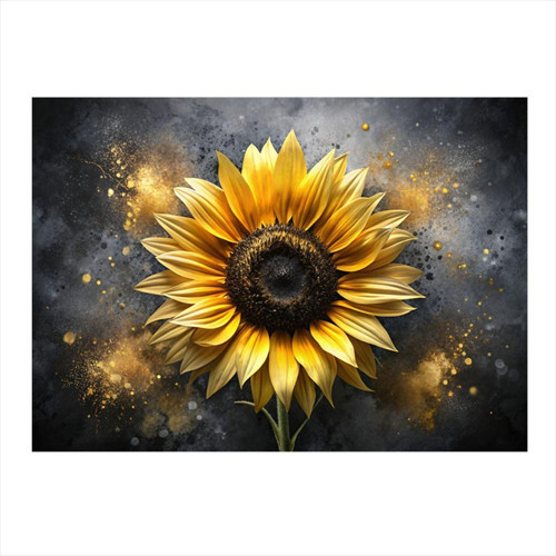 Ayçiçeği Modern Mdf Tablo 35 cm x 50 cm