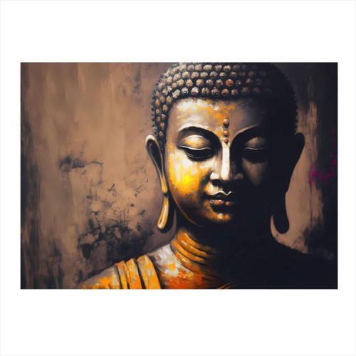 Buda Heykeli Model Mdf tablo 35 cm x 50 cm